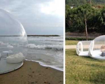 Sleep under the Stars in This Unique Transparent Bubble Tent