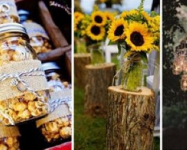 DIY Mason Jar Decorations for Country Weddings
