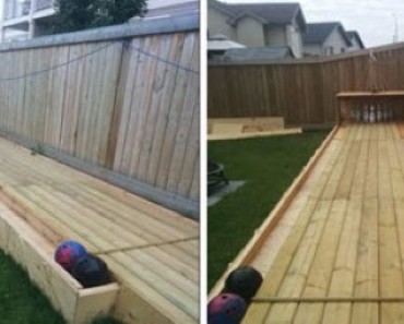 Man Builds Bowling Alley in His Backyard