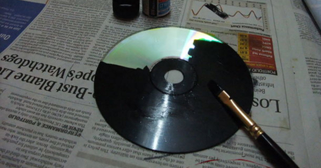 She Painted All Of Her Old CDs Black. When She Was Finished, I’m Loving