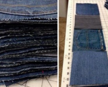 Make the Perfect Picnic Blanket from Your Old Jeans