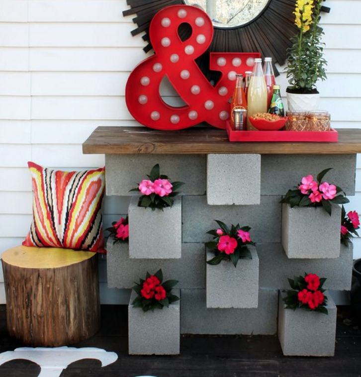 These Charming Creations All Start with Cement Blocks – Useful Tips For