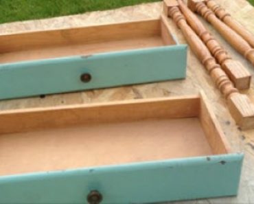 Make These Beautiful Planters for Your Porch from Old Drawers