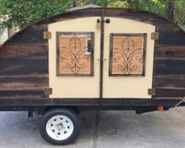 Adorable Homemade Teardrop Trailer Is Perfect for Camping