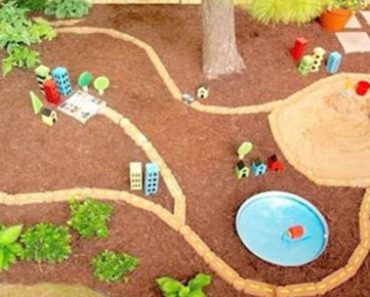 Parents Turn Their Gardens Into A Giant Race Car Track And The Kids LOVE It
