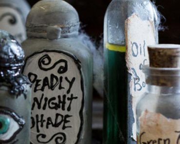 Create Your Own Spooky Potion Bottles From Common Household Items
