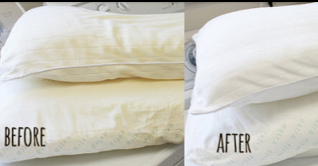 How To Whiten Your Yellowed Pillows Useful Tips For Home