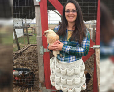 A Crocheted Egg Apron Is Now Available For All Homesteaders